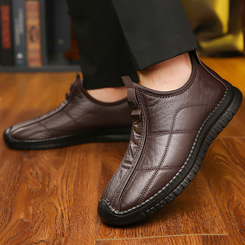 🖤Black Friday Sale:50% OFF🖤 Men's Plush-Lined Non-Slip Walking Shoes