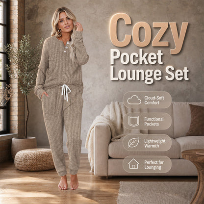 🖤Black Friday Sale:50% OFF🖤 Women's Top & Drawstring Pants 2-Piece Set
