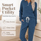 🖤Black Friday Sale:50% OFF🖤 Women's Top & Drawstring Pants 2-Piece Set
