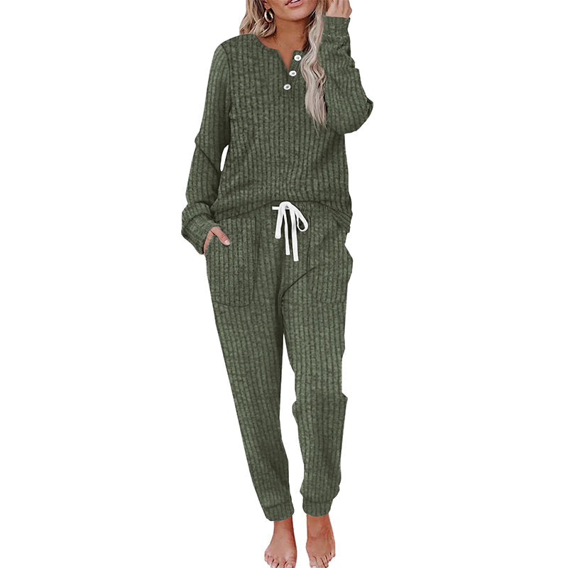 🖤Black Friday Sale:50% OFF🖤 Women's Top & Drawstring Pants 2-Piece Set