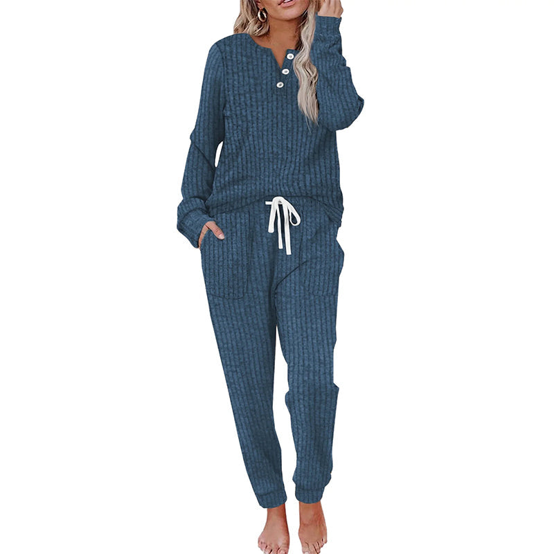 🖤Black Friday Sale:50% OFF🖤 Women's Top & Drawstring Pants 2-Piece Set