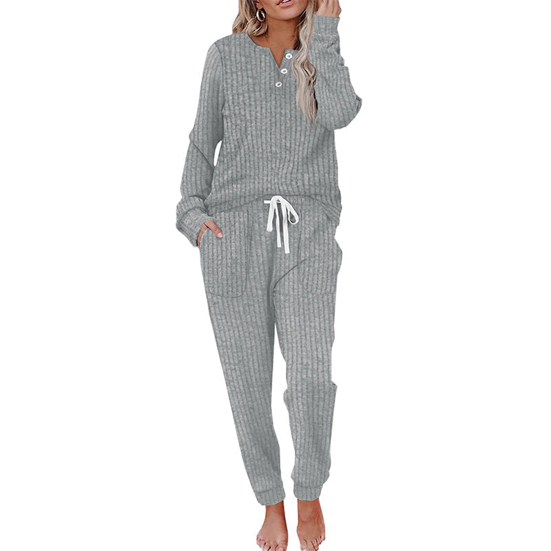 🖤Black Friday Sale:50% OFF🖤 Women's Top & Drawstring Pants 2-Piece Set