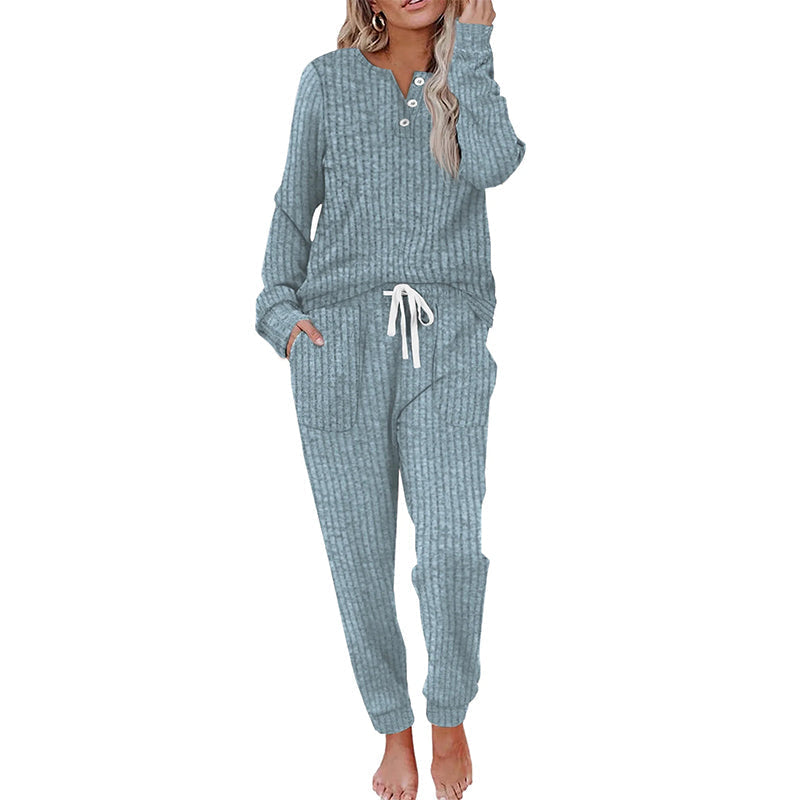 🖤Black Friday Sale:50% OFF🖤 Women's Top & Drawstring Pants 2-Piece Set