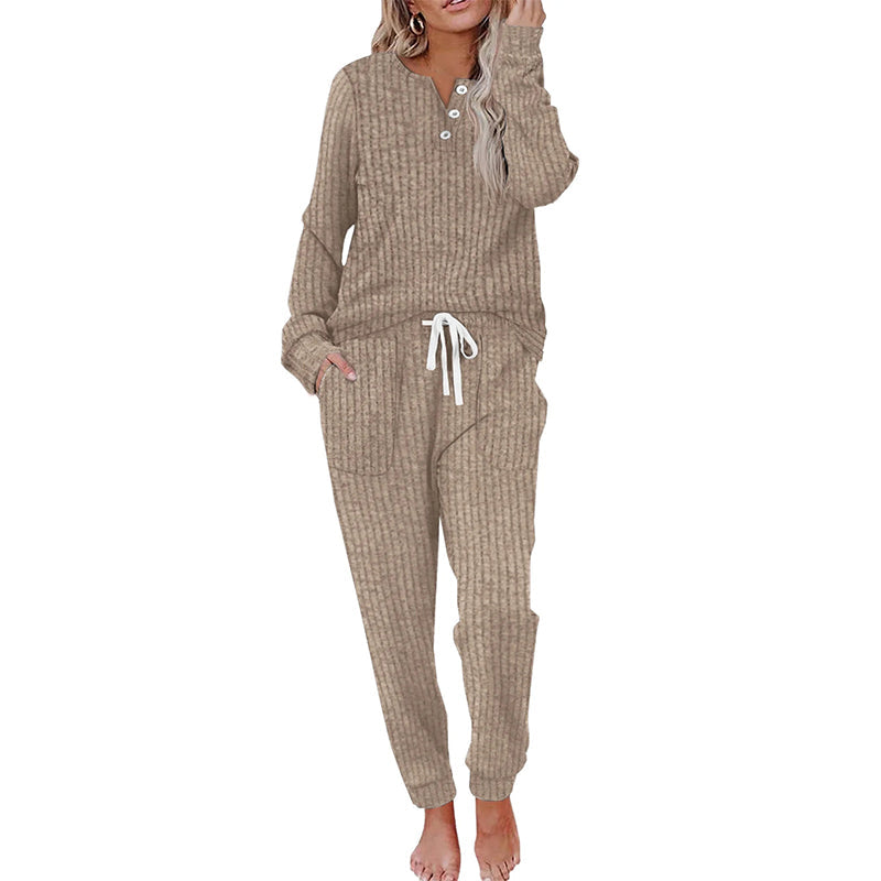🖤Black Friday Sale:50% OFF🖤 Women's Top & Drawstring Pants 2-Piece Set