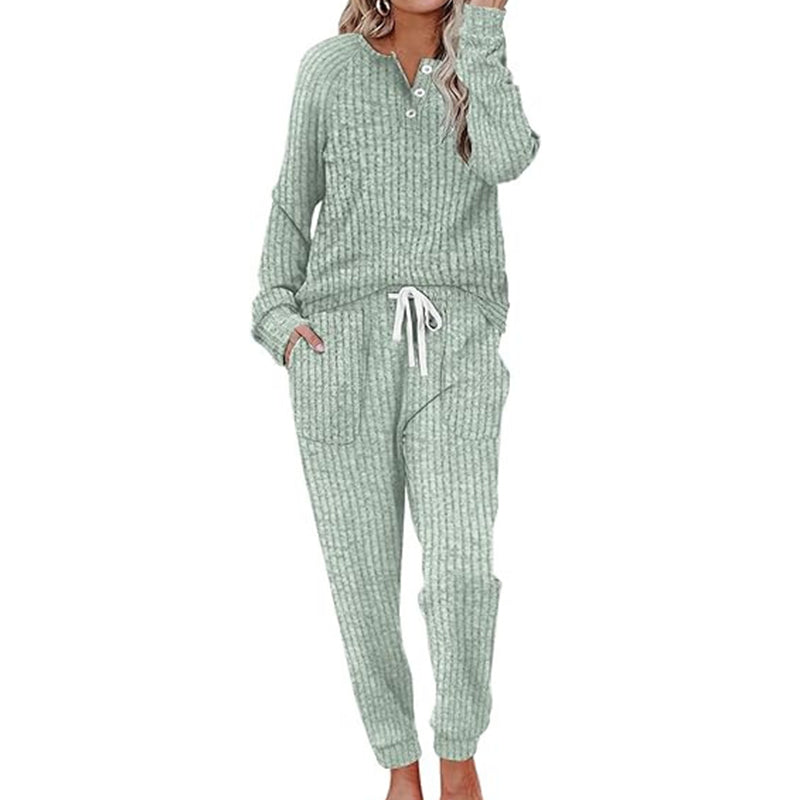 🖤Black Friday Sale:50% OFF🖤 Women's Top & Drawstring Pants 2-Piece Set