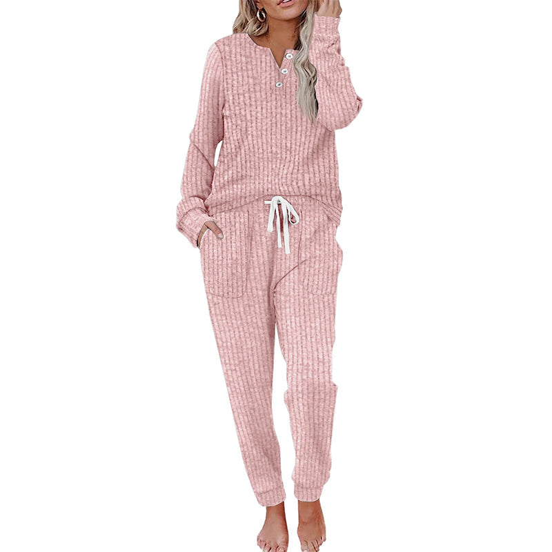 🖤Black Friday Sale:50% OFF🖤 Women's Top & Drawstring Pants 2-Piece Set