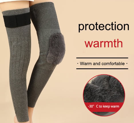 💖Black Friday Mega Deal – 50% off!💖❄️ Thermal Knee Warmers – Stretchy Winter Knee Sleeves for Outdoor Activities
