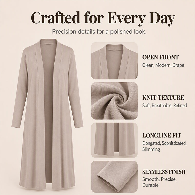 🖤Black Friday Sale:50% OFF🖤 Women's Open Front Maxi Long Cardigan