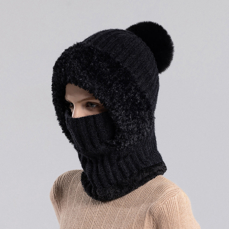 💖Black Friday Mega Deal – 50% off!💖❄️Women's Winter One-Piece Knitted Beanie Scarf Mask