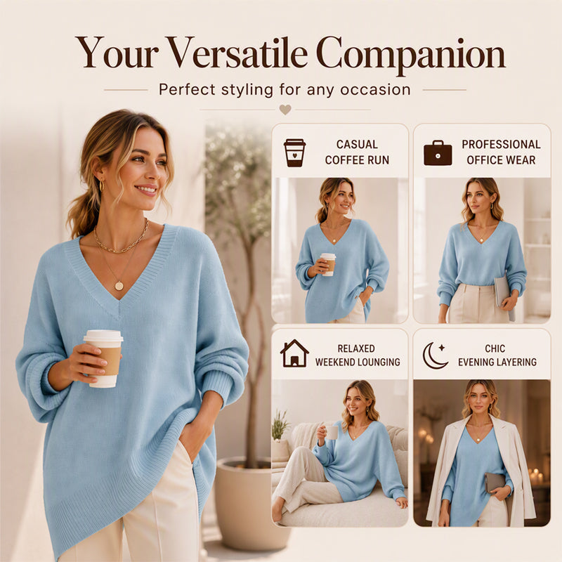💖Black Friday Mega Deal – 50% off!💖 quality at half the price! ✨Women's Mid Length Knit Sweater