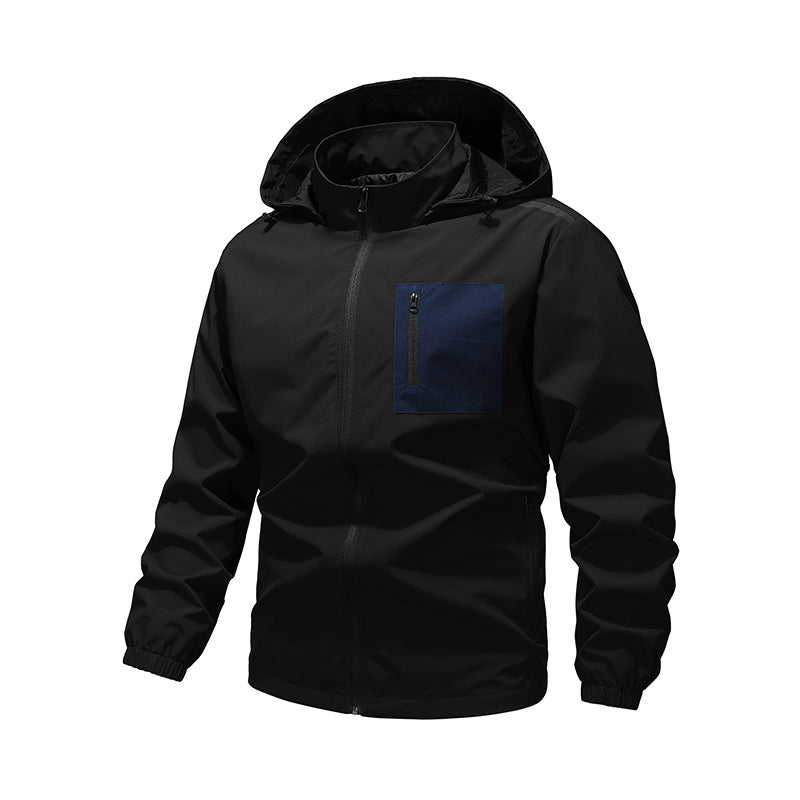 🖤Black Friday Sale:50% OFF🖤⛰️Men's Outdoor Windbreaker Jacket with Detachable Hood