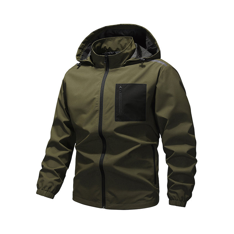 🖤Black Friday Sale:50% OFF🖤⛰️Men's Outdoor Windbreaker Jacket with Detachable Hood