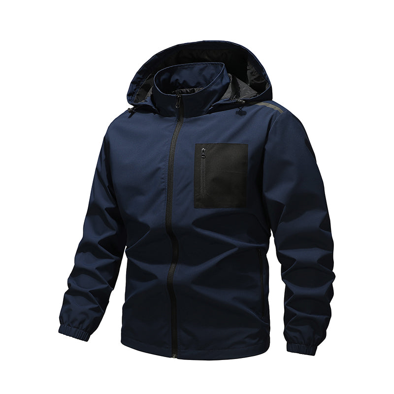 🖤Black Friday Sale:50% OFF🖤⛰️Men's Outdoor Windbreaker Jacket with Detachable Hood