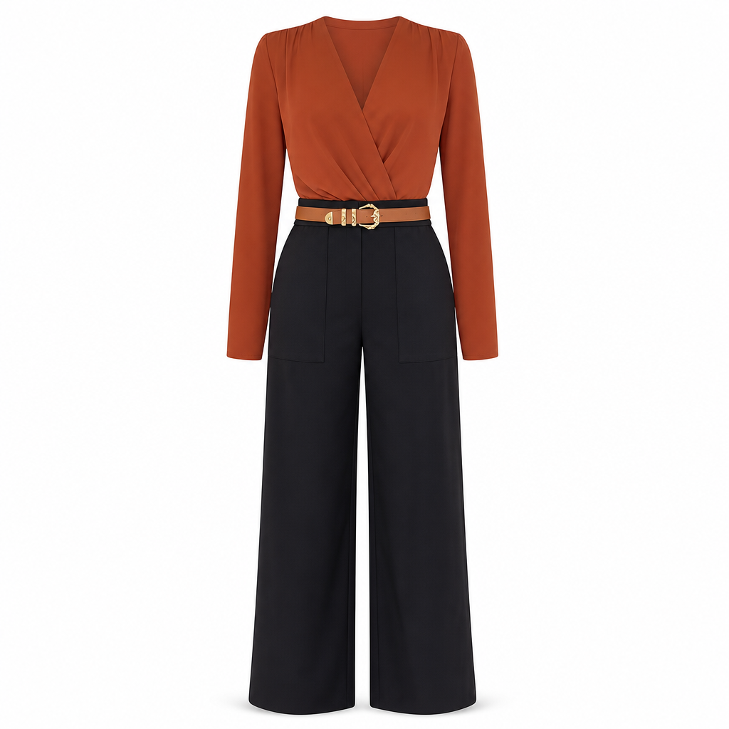 🖤Black Friday Sale:50% OFF🖤☕ Women's Casual Wide Leg Suit Pants Autumn Winter Long Trousers
