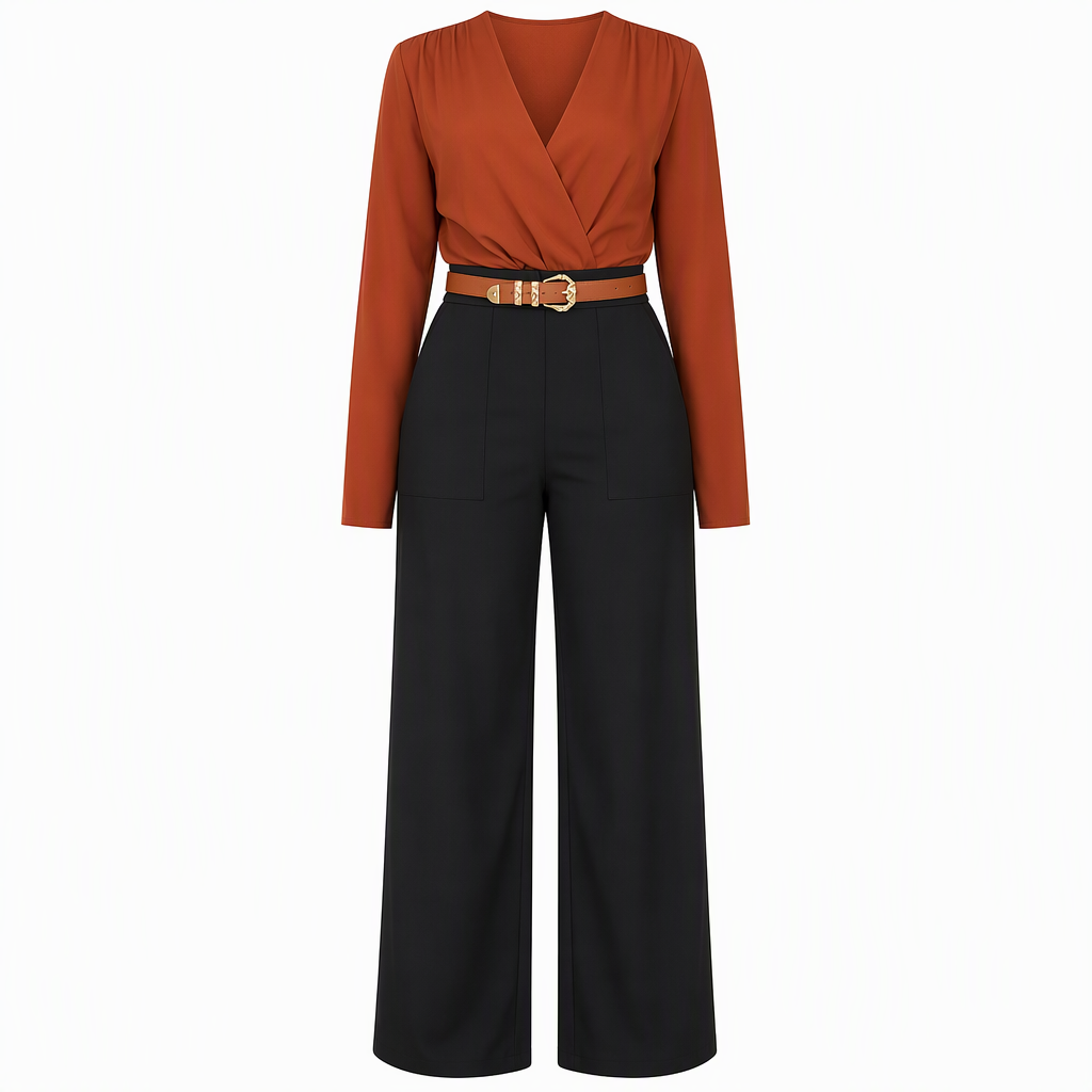 🖤Black Friday Sale:50% OFF🖤☕ Women's Casual Wide Leg Suit Pants Autumn Winter Long Trousers