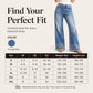💖Black Friday Mega Deal – 50% off!💖👖Women's Vintage Wide-Leg Jeans with Raw Hem