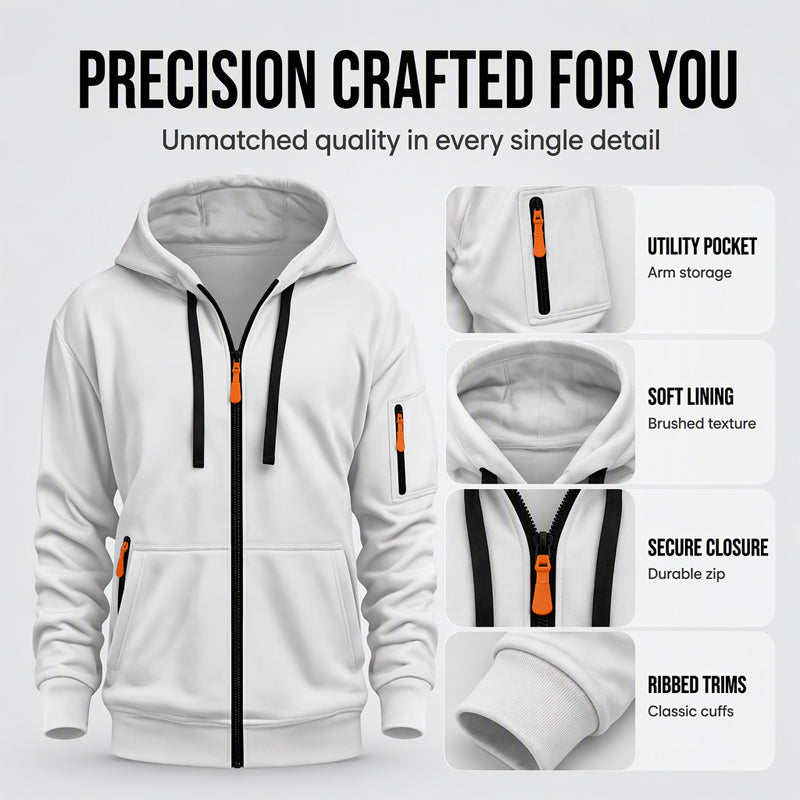 💖Black Friday Mega Deal – 50% off!💖🍂 Men's Casual Thermal Hooded Jacket