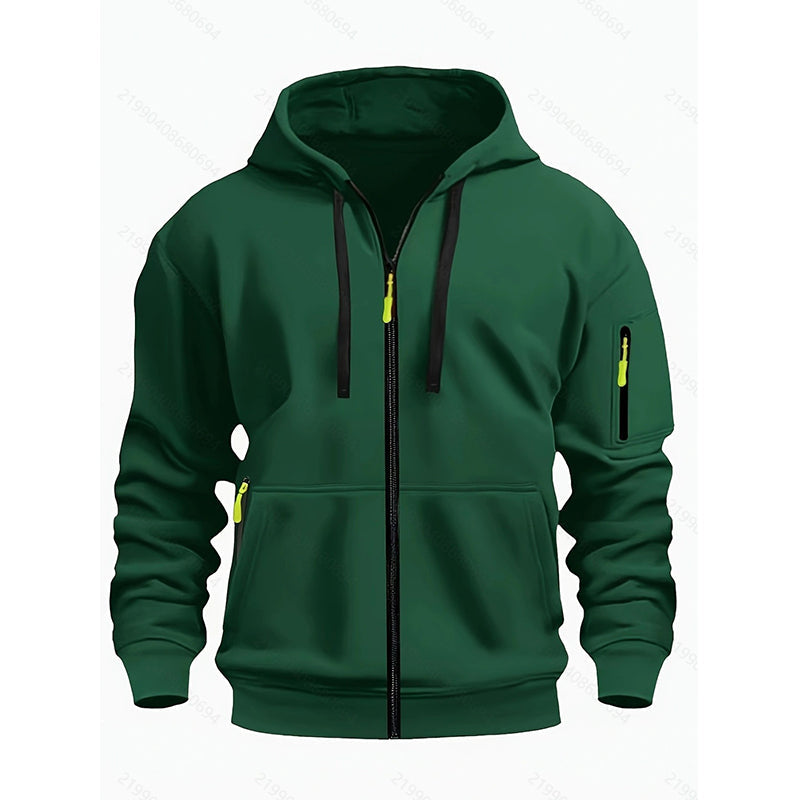 💖Black Friday Mega Deal – 50% off!💖🍂 Men's Casual Thermal Hooded Jacket