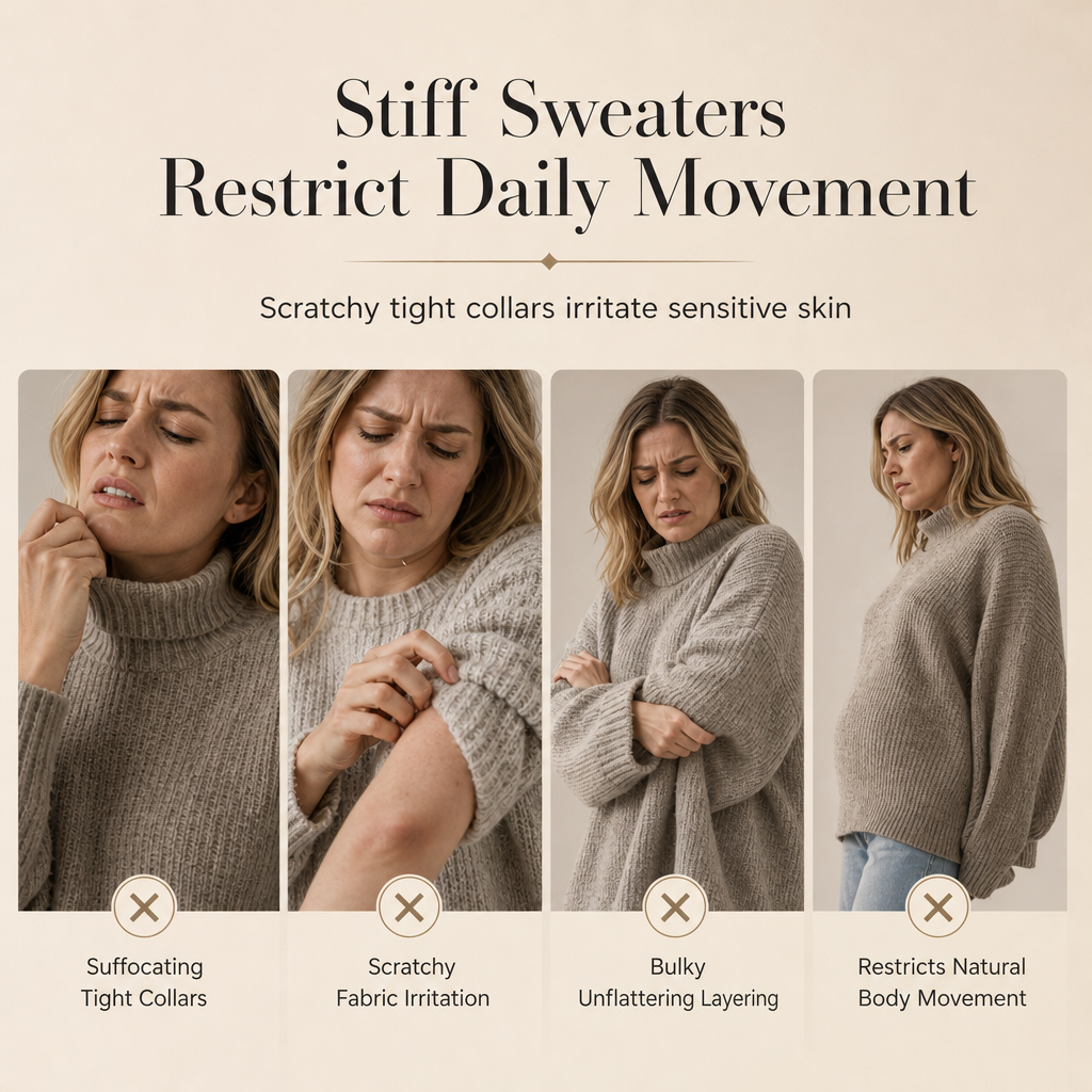 💖Black Friday Mega Deal – 50% off!💖 ☕️ Women's Buttoned Knit Cape Poncho Sweater