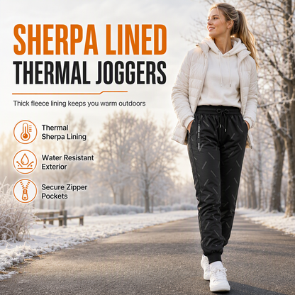 💖Black Friday Mega Deal – 50% off!💖 ✨Unisex Relaxed-Fit Sports Pants with Sherpa Lining