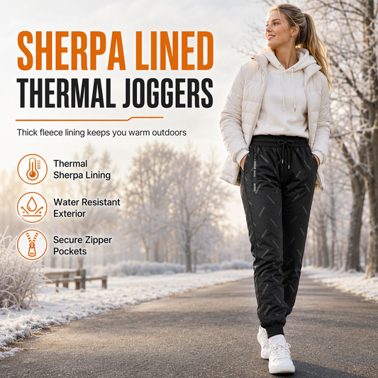 💖Black Friday Mega Deal – 50% off!💖 ✨Unisex Relaxed-Fit Sports Pants with Sherpa Lining