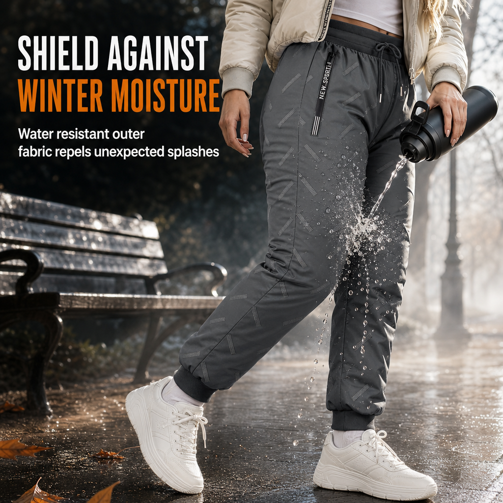 💖Black Friday Mega Deal – 50% off!💖 ✨Unisex Relaxed-Fit Sports Pants with Sherpa Lining