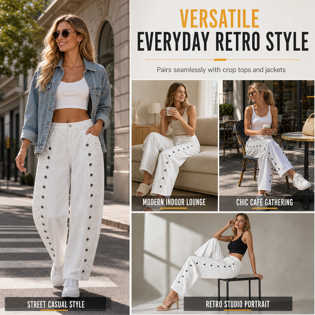 💖Black Friday Mega Deal – 50% off!💖👖 Women's Retro High Waisted Curved Leg Jeans ✨