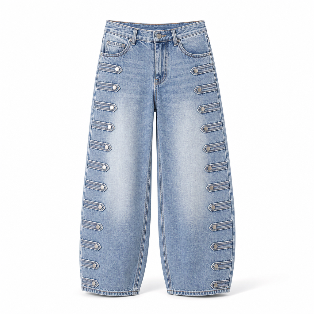 💖Black Friday Mega Deal – 50% off!💖👖 Women's Retro High Waisted Curved Leg Jeans ✨