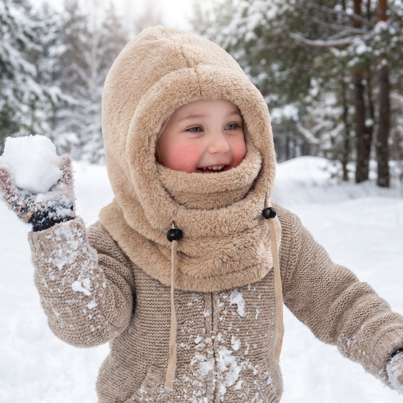 💖Black Friday Mega Deal – 50% off!💖 ❄️Children's Windproof Thermal Cycling Balaclava Hat