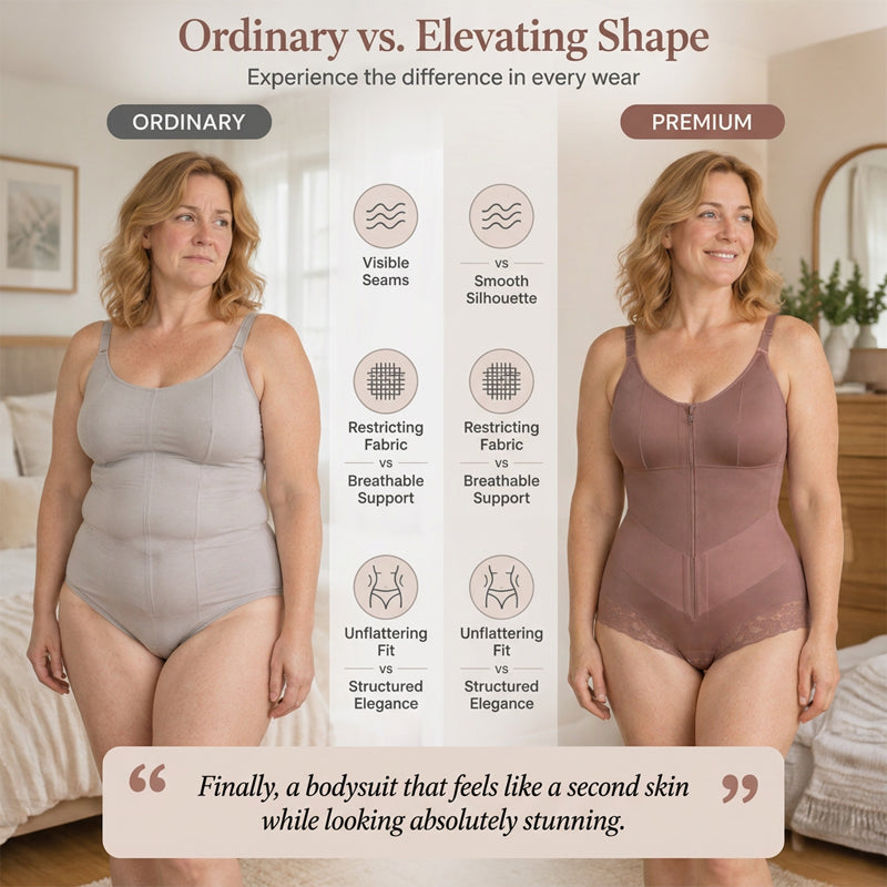 🌺 Women's Plus Size Tummy Control Bodysuit Shapewear