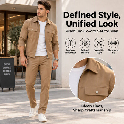 💖Black Friday Mega Deal – 50% off!💖 Men's Casual Stylish Jacket and Pants Set