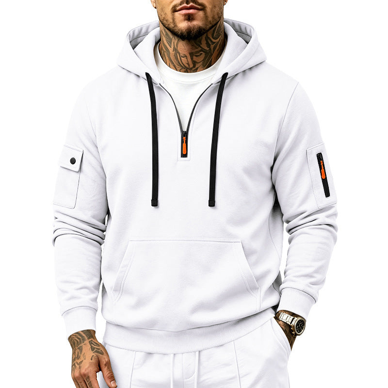 🖤Black Friday Sale:50% OFF🖤 🍂 Men's Heavyweight Fleece Lined Hooded Sweatshirt Loose Fit Casual Workwear