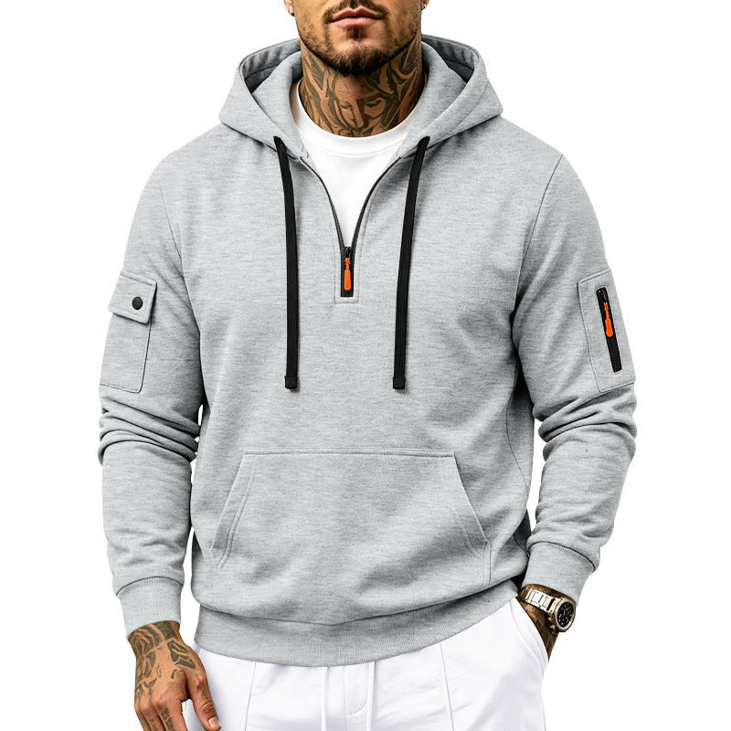 🖤Black Friday Sale:50% OFF🖤 🍂 Men's Heavyweight Fleece Lined Hooded Sweatshirt Loose Fit Casual Workwear