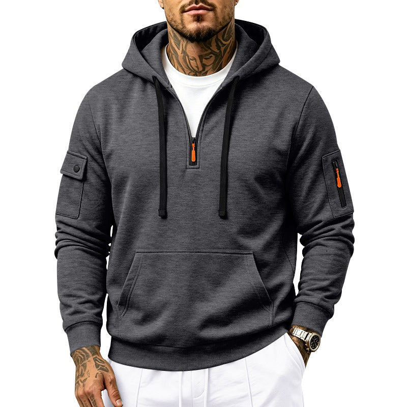🖤Black Friday Sale:50% OFF🖤 🍂 Men's Heavyweight Fleece Lined Hooded Sweatshirt Loose Fit Casual Workwear