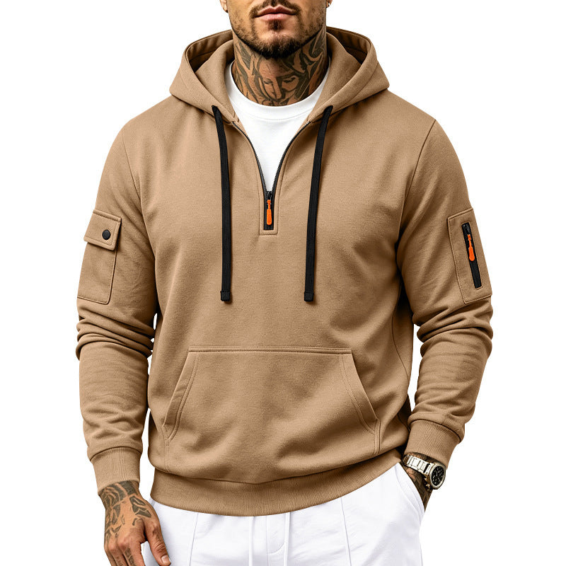 🖤Black Friday Sale:50% OFF🖤 🍂 Men's Heavyweight Fleece Lined Hooded Sweatshirt Loose Fit Casual Workwear