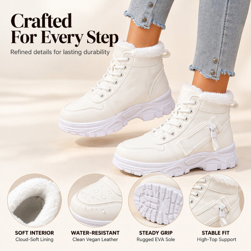 💖Black Friday Mega Deal – 50% off!💖 ❄️Women's Winter Warm Plush-Lined Ankle Boots
