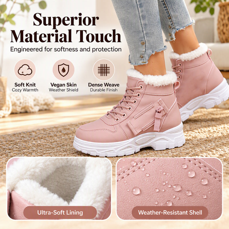 💖Black Friday Mega Deal – 50% off!💖 ❄️Women's Winter Warm Plush-Lined Ankle Boots
