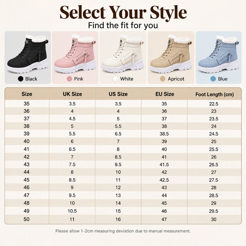 💖Black Friday Mega Deal – 50% off!💖 ❄️Women's Winter Warm Plush-Lined Ankle Boots