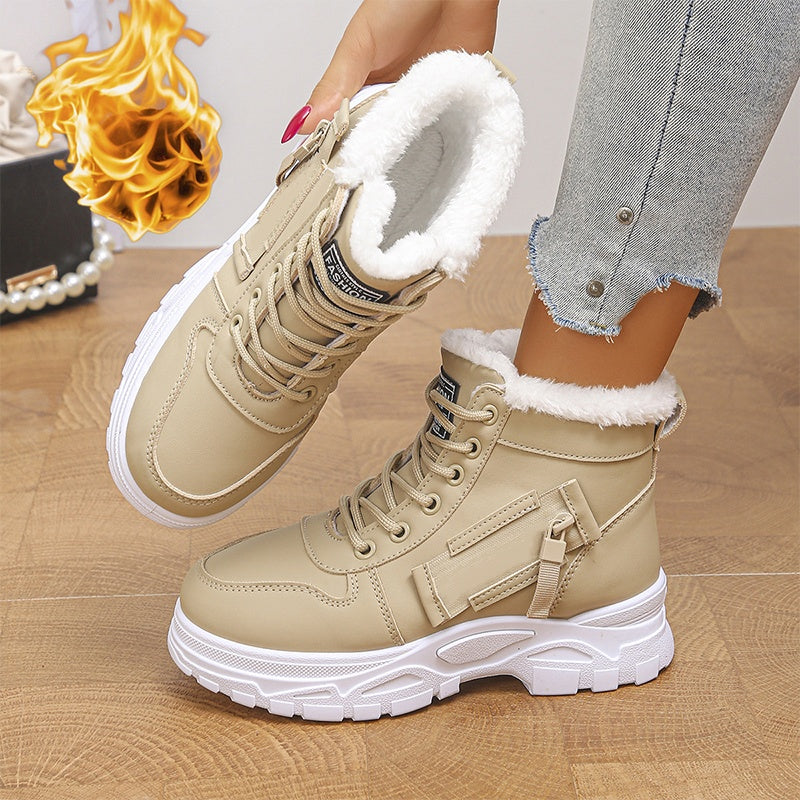 💖Black Friday Mega Deal – 50% off!💖 ❄️Women's Winter Warm Plush-Lined Ankle Boots