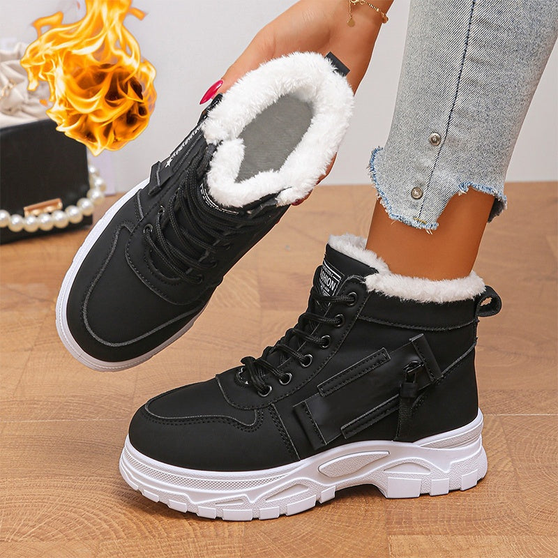 💖Black Friday Mega Deal – 50% off!💖 ❄️Women's Winter Warm Plush-Lined Ankle Boots