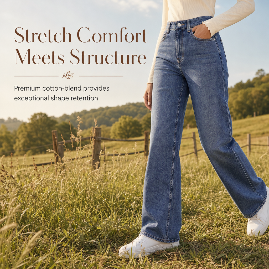 💖Black Friday Mega Deal – 50% off!💖 🤠 Women's Loose Fit Straight Leg Denim Jeans