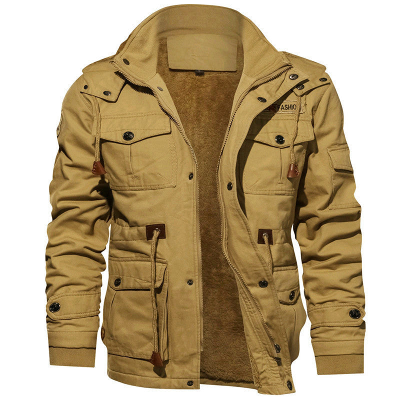 🖤Black Friday Sale:50% OFF🖤 🧥 Men's Winter Thermal Detachable Hooded Jacket