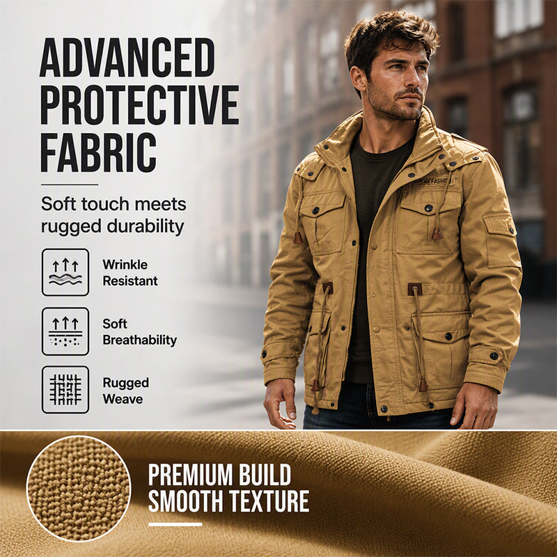 🖤Black Friday Sale:50% OFF🖤 🧥 Men's Winter Thermal Detachable Hooded Jacket