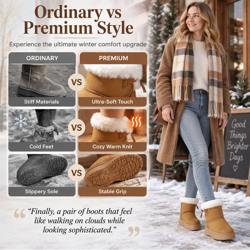 ❄️ Women's Platform Mid-Calf Snow Boots