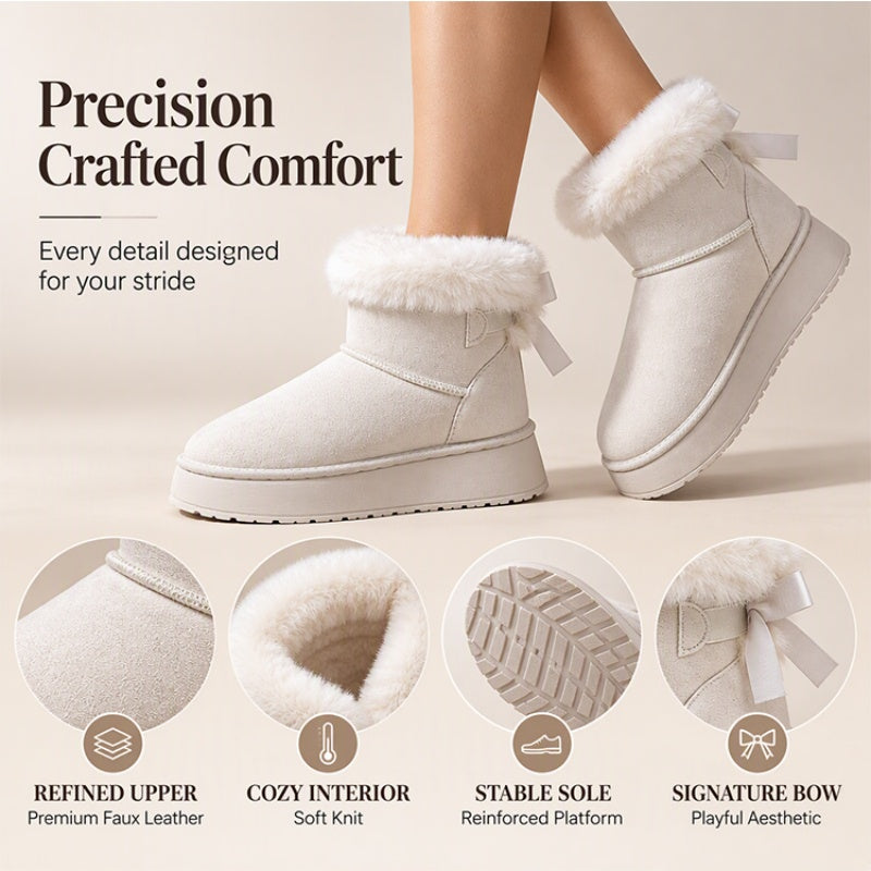 ❄️ Women's Platform Mid-Calf Snow Boots