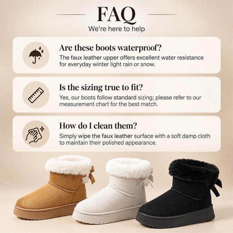 ❄️ Women's Platform Mid-Calf Snow Boots