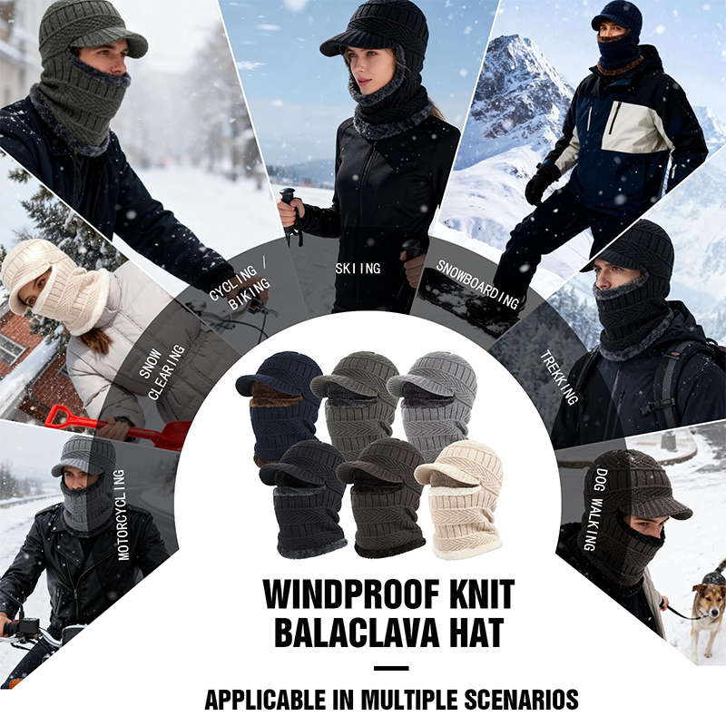 🖤Black Friday Sale:50% OFF🖤 ❄️3-in-1 Winter Balaclava, Insulated Hood with Protective Goggles