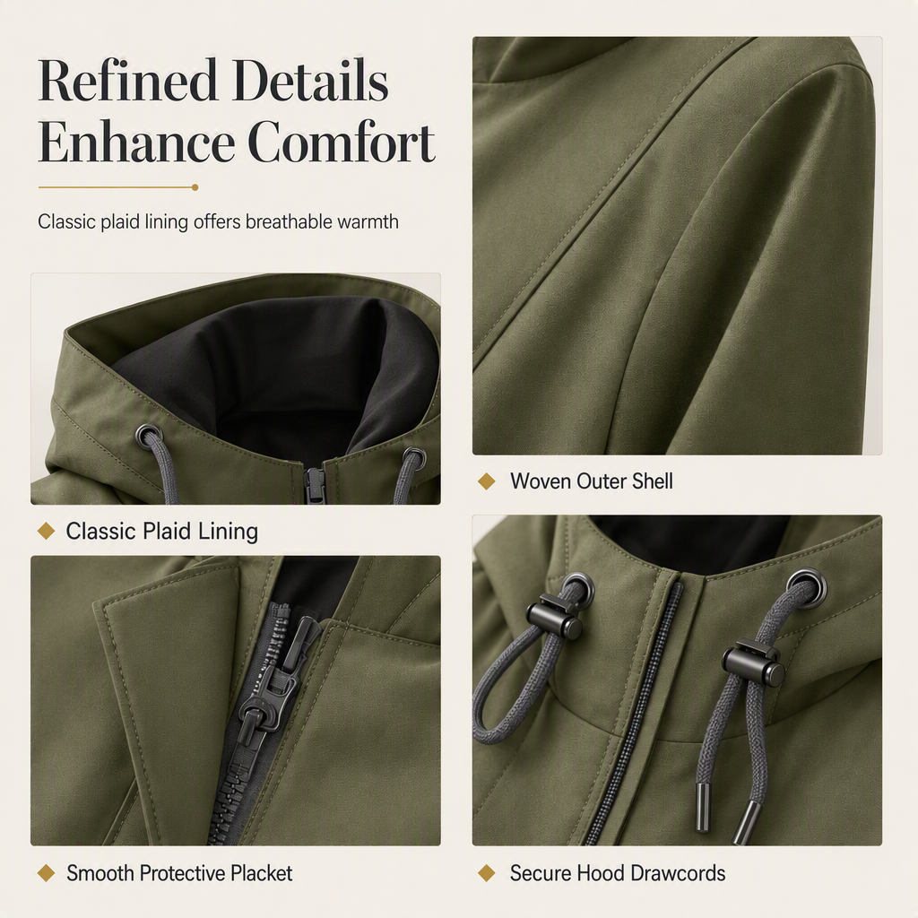 🖤Black Friday Sale:50% OFF🖤 🧥 Women's Outdoor Windproof Hiking Coat