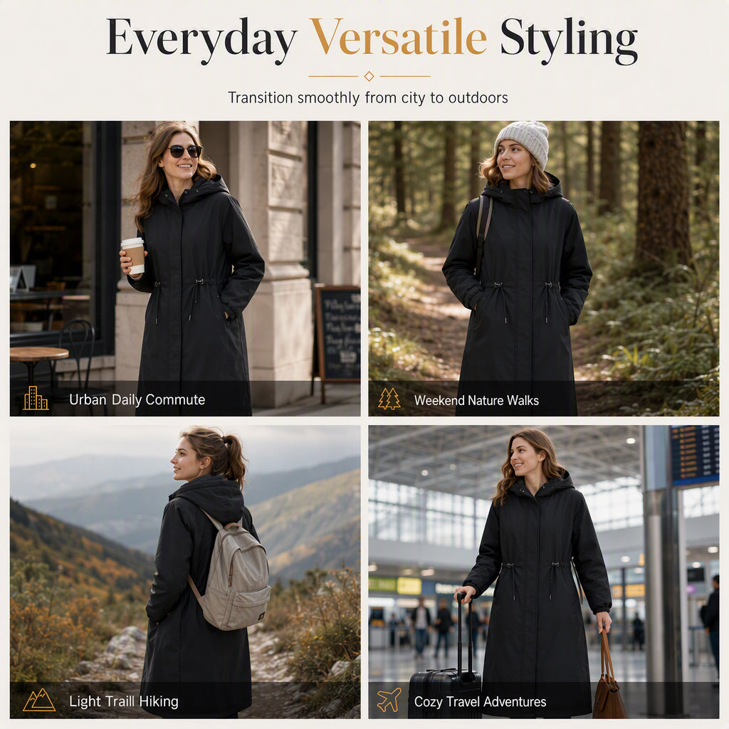 🖤Black Friday Sale:50% OFF🖤 🧥 Women's Outdoor Windproof Hiking Coat