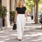 💖Black Friday Mega Deal – 50% off!💖 ☕Women's High-Waisted Wide-Leg Dress Pants